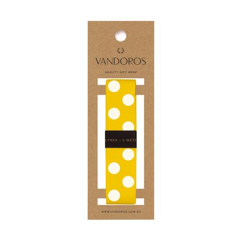 SKEIN - GROSGRAIN POLKADOT YELLOW