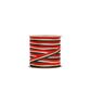 BOBBIN - METALLIC STRIPE GROSGRAIN RED/GREEN