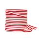 METALLIC STRIPE GROSGRAIN RED/GOLD