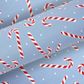 CANDY CANE FRENCH BLUE/RED UNCOATED 80gsm