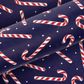 CANDY CANE NAVY/RED UNCOATED 80gsm