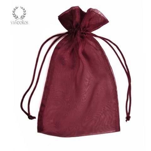 ORGANZA BAG BURGUNDY