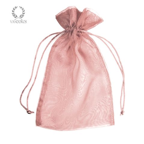 ORGANZA BAG DARK PINK