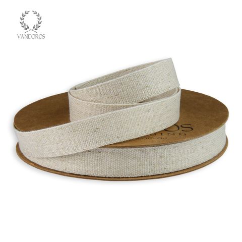 HEMP RIBBON PLAIN NATURAL