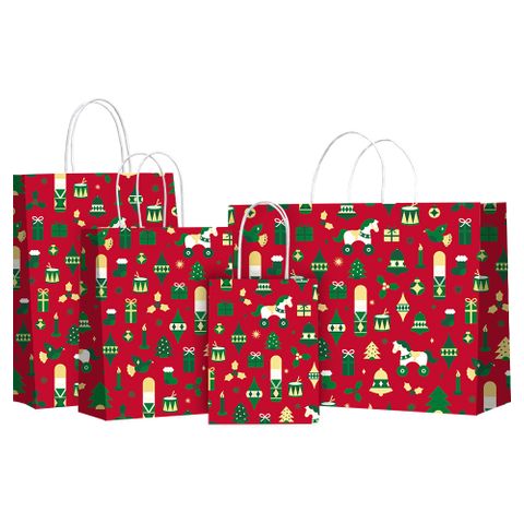 TWISTED HANDLE BAG DRUMMER BOY RED