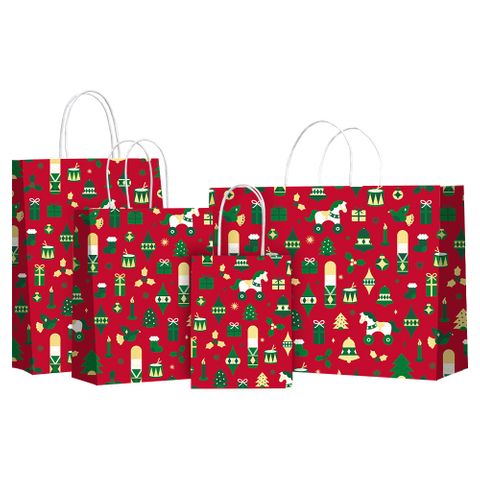 TWISTED HANDLE BAG DRUMMER BOY RED