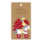 DRUMMER BOY FRENCH BLUE/RED GIFT TAG PACK OF 6