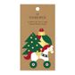 DRUMMER BOY RED/GREEN GIFT TAG PACK OF 6
