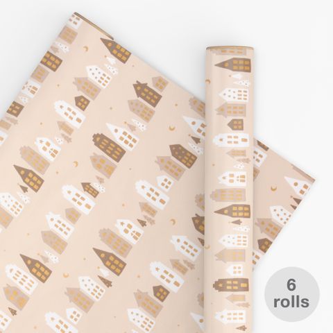 Little Pine Red & Dark Green 10M Wrapping Paper – The Vandoros Store