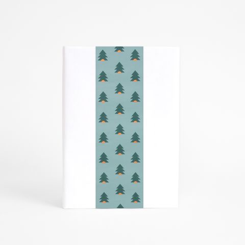 SKINNY WRAP LITTLE PINE SLATE GREEN/PINE 80gsm