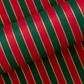 NUTCRACKER STRIPE DARK GREEN/RED 80gsM