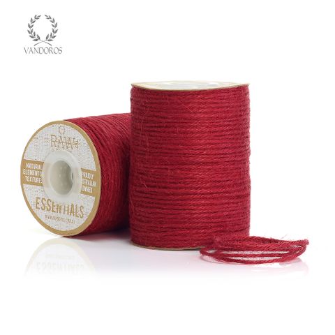 JUTE STRING SPICE RED