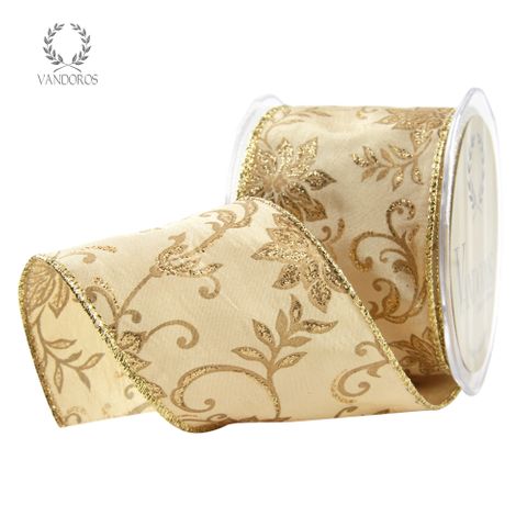 YAJ79-G001 FIORE NATALE  GOLD/GOLD