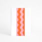 SKINNY WRAP WAVES PINK/ORANGE 80gsm