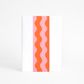 SKINNY WRAP WAVES PINK/ORANGE 80gsm