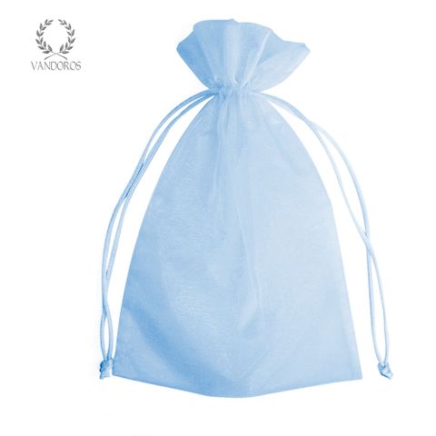 ORGANZA BAG LIGHT BLUE