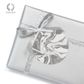 MARBLED SILVER GIFT TAG - PACK OF 6