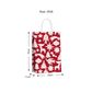 TWISTED HANDLE BAG ADORN RED/WHITE