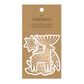 ADORN SHAPES GOLD GIFT TAGS PACK OF 6