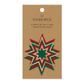 COSMIC DARK GREEN/RED GIFT TAGS PACK OF 6