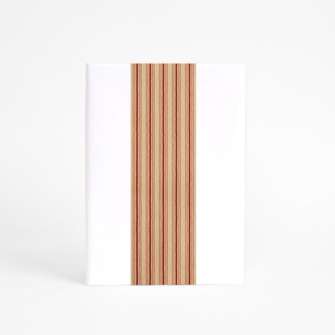 SKINNY WRAP KRAFT RUSTIC STRIPE SPICE RED 70GSM