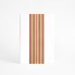 SKINNY WRAP KRAFT RUSTIC STRIPE SPICE RED 70GSM