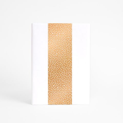 SKINNY WRAP STARRY NIGHT GOLD/WHITE 80GSM