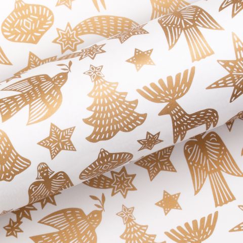 ADORN WHITE/GOLD 80GSM