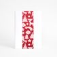 SKINNY WRAP ADORN RED/WHITE 80GSM