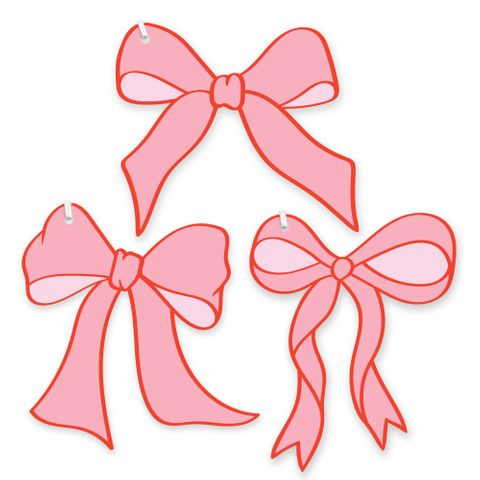 AGTBOW BOWS GIFT TAGS PACK OF 6