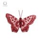 SINGLE BUTTERFLY RED