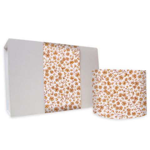 SKINNY WRAP POSY TOFFEE UNCOATED 80gsm