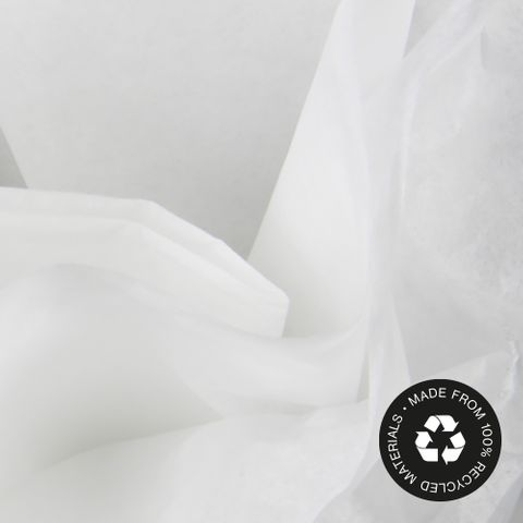 FSC WHITE SATIN WRAP 480 SHEETS 17gsm