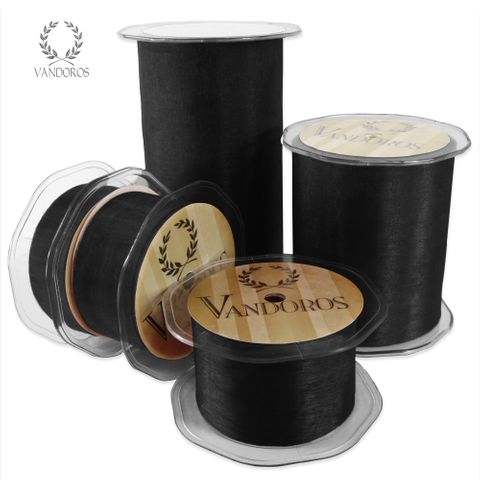 ORGANZA SEALED EDGE BLACK