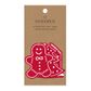 GINGERBREAD HOUSE RED GIFT TAG PACK OF 6
