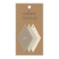 HARLEQUIN LATTE/MOCHA GIFT TAG PACK OF 6