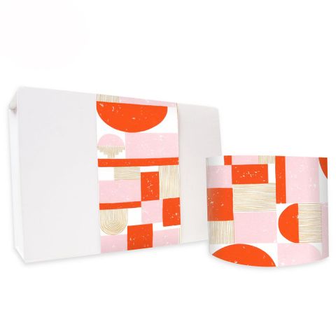 SKINNY WRAP SAHARA POPPY RED/PINK UNCOATED 80gsm