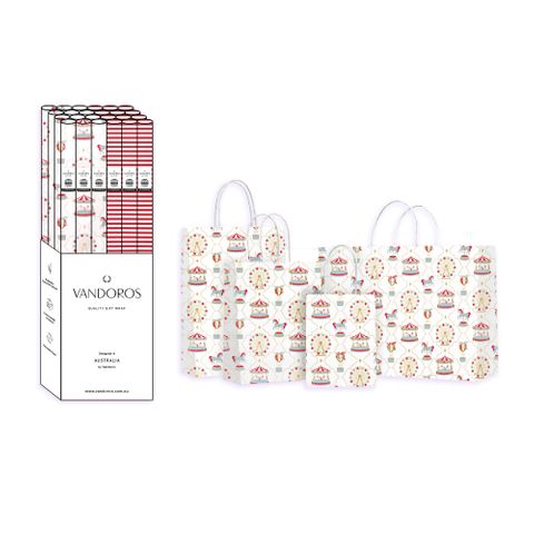 BUNDLE - CAROUSEL RED/BLUE