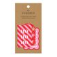 NOVA BRIGHT PINK/POPPY RED GIFT TAG