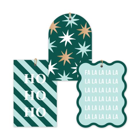 NOVA MINT/EVERGREEN GIFT TAG