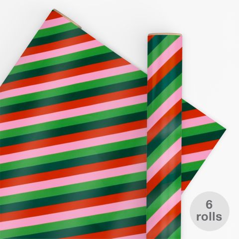 10M PAPER P10GPMPFS GLOSS PEPPERMINT PARADE FESTIVE (ART PAPER) 80gsm