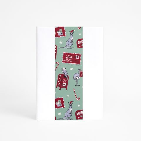 SKINNY WRAP CHRISTMAS BUSH EUCALYPTUS 80gsm 10cmX60M