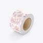 SKINNY WRAP CHRISTMAS TOILE RED 80gsm 10cmX60M