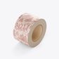 SKINNY WRAP CHRISTMAS TOILE KRAFT SPICE RED 80gsm 10cmX60M