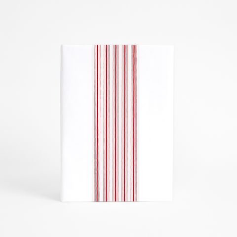 SKINNY WRAP RUSTIC STRIPE RED/WHITE 80gsm 10cmX60M