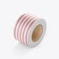 SKINNY WRAP RUSTIC STRIPE RED/WHITE 80gsm 10cmX60M