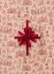 CHRISTMAS TOILE KRAFT SPICE RED 80gsm 60cmX60M