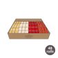 RBOXPIN25RD/GL BOX PINSTRIPE & STELLAR RIBBON TRAY 25mmX3M 48ROLLS