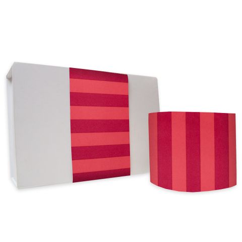 SKINNY WRAP PAVILION STRIPE ROUGE/RED UNCOATED 80gsm