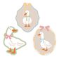 LULLABY GOOSE SOFT GIFT TAG TRIO PACK OF 6